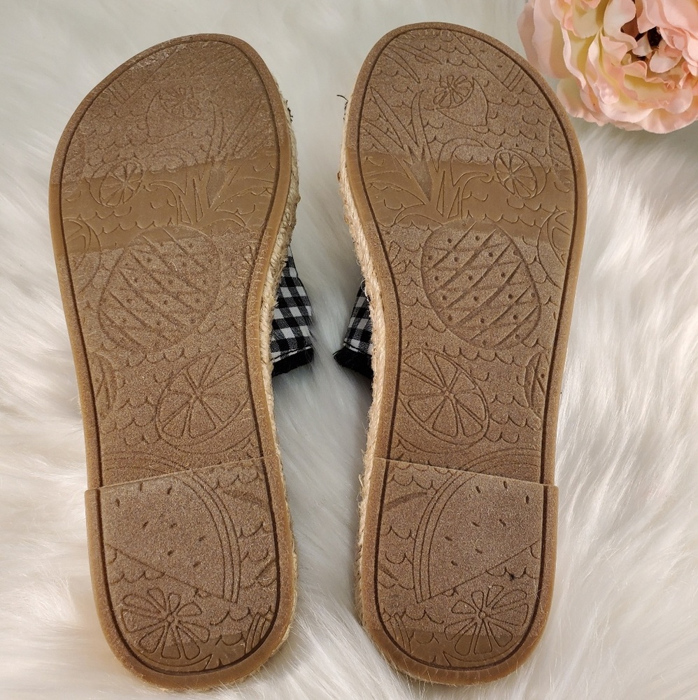 NWOT POP COMFORT FIT INDO FLAT SLIDES SIZE 6.5M - Picture 6 of 8